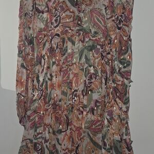 Floral Long Sleeve Dress